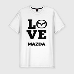 Футболка slim-fit Mazda Love Classic, цвет: белый