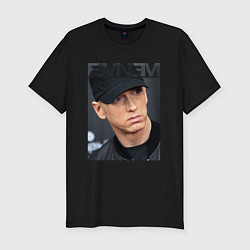 Мужская slim-футболка Eminem фото
