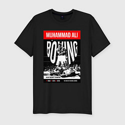 Футболка slim-fit Muhammad Ali двухсторонняя, цвет: черный