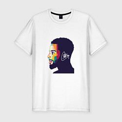 Футболка slim-fit Warriors - Steph Curry, цвет: белый