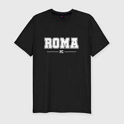 Мужская slim-футболка Roma Football Club Классика