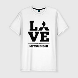 Мужская slim-футболка Mitsubishi Love Classic