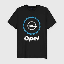 Футболка slim-fit Opel в стиле Top Gear, цвет: черный