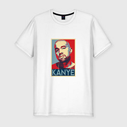 Футболка slim-fit Kanye - Hip Hop, цвет: белый