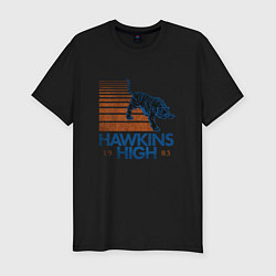 Футболка slim-fit Hawkins night, цвет: черный