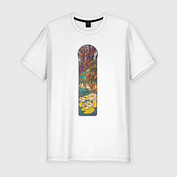 Мужская slim-футболка Fouquet Jewelry Store - Lotus Лотосы