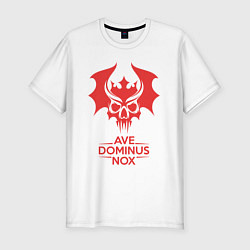 Мужская slim-футболка Ave Dominus Nox клич повелителей ночи