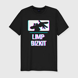 Мужская slim-футболка Limp Bizkit Glitch Rock