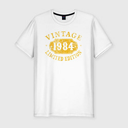 Мужская slim-футболка Винтаж 1984 лимитированная серия
