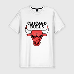 Мужская slim-футболка Chicago Bulls