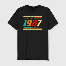 Мужская slim-футболка Классика 1987 оригинал