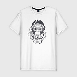 Мужская slim-футболка Space Monkey
