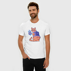 Футболка slim-fit B-12 и Бродяга, цвет: белый — фото 2