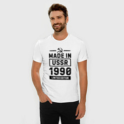 Футболка slim-fit Made in USSR 1990 limited edition, цвет: белый — фото 2