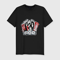 Футболка slim-fit Legendary rock musicians, цвет: черный