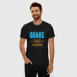 Футболка slim-fit Игра Quake pro gaming, цвет: черный — фото 2