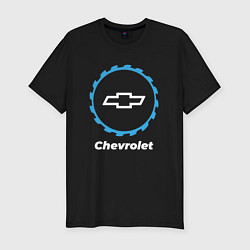 Мужская slim-футболка Chevrolet в стиле Top Gear