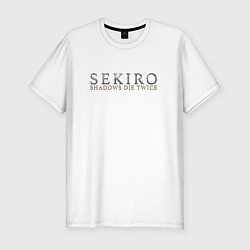 Футболка slim-fit Секиро лого, цвет: белый