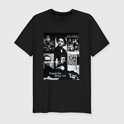 Футболка slim-fit Depeche Mode 101 Vintage 1988, цвет: черный