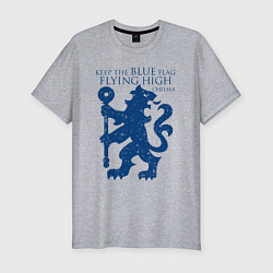 Мужская slim-футболка FC Chelsea Lion