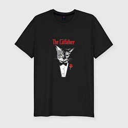 Мужская slim-футболка The Catfather