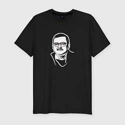 Мужская slim-футболка Бюст Михаила Круга