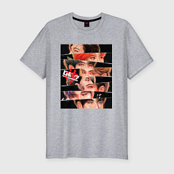 Футболка slim-fit Stray Kids eyes, цвет: меланж