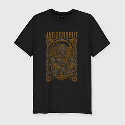 Мужская slim-футболка Juggernaut арт