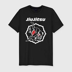 Футболка slim-fit Jiu-jitsu throw, цвет: черный
