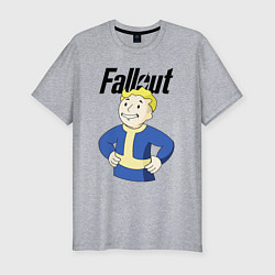 Футболка slim-fit Fallout blondie boy, цвет: меланж