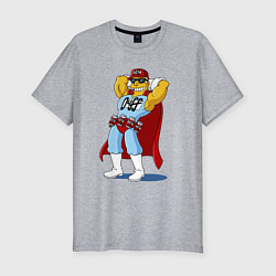 Мужская slim-футболка Duffman - Simpsons