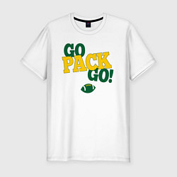 Мужская slim-футболка GO Pack GO! ВПЕРЕД! американский футбол