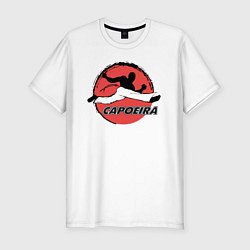 Футболка slim-fit Capoeira - fighter jump, цвет: белый