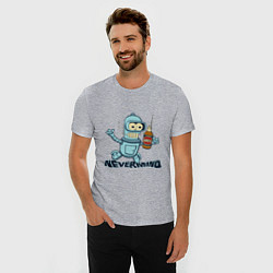 Футболка slim-fit Little Bender, цвет: меланж — фото 2