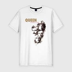 Футболка slim-fit Queen-легенды сквозь ветер, цвет: белый