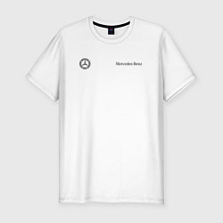 Мужская slim-футболка Logo Mercedes-Benz