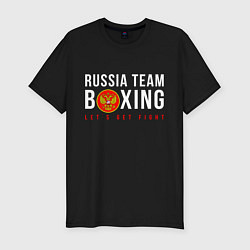 Футболка slim-fit Boxing national team of russia, цвет: черный