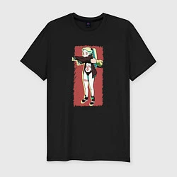 Мужская slim-футболка Ребекка Cyberpunk Edgerunner