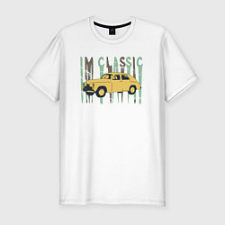 Футболка slim-fit Im Classic M20, цвет: белый
