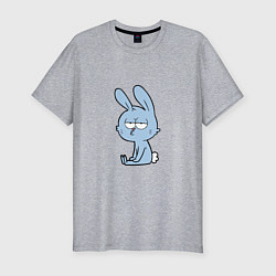 Футболка slim-fit Chill rabbit, цвет: меланж