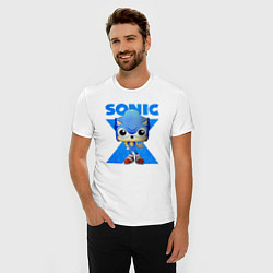 Футболка slim-fit Funko pop Sonic, цвет: белый — фото 2