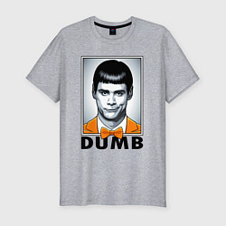 Футболка slim-fit Dumb Jim, цвет: меланж