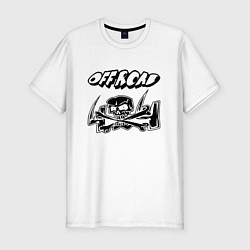 Футболка slim-fit Offroad, цвет: белый