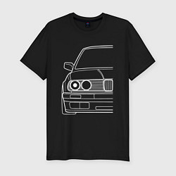 Футболка slim-fit BMW 3-й серии E30, цвет: черный