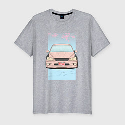 Футболка slim-fit Toyota Altezza stance, цвет: меланж