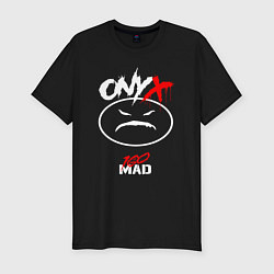 Мужская slim-футболка 100 Mad - Onyx