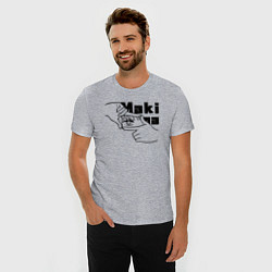 Футболка slim-fit Глаза Макимы, цвет: меланж — фото 2