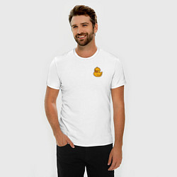 Футболка slim-fit Утенок, цвет: белый — фото 2