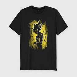 Футболка slim-fit Goku Son - Dragon Ball - Character, цвет: черный