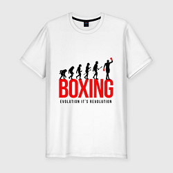 Футболка slim-fit Boxing evolution, цвет: белый